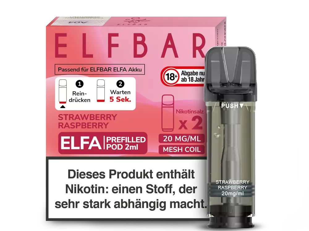 ELFBAR ELFA Pod 2er Pack 20mg/ml - verschiedene Sorten Elfbar